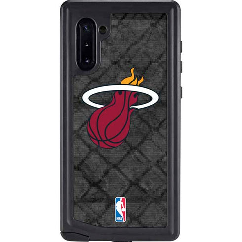 NBA Miami Heat Dark Rust Galaxy Note 10 Waterproof Case