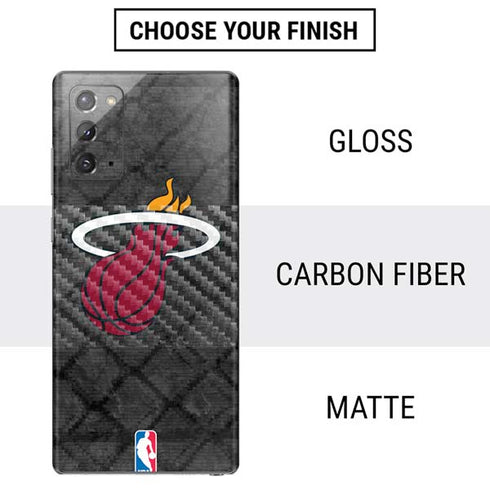NBA Miami Heat Dark Rust Galaxy Note20 5G Skin