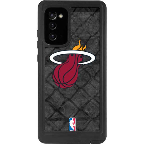NBA Miami Heat Dark Rust Galaxy Note20 5G Waterproof Case