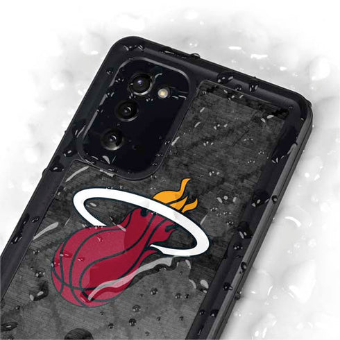 NBA Miami Heat Dark Rust Galaxy Note20 5G Waterproof Case