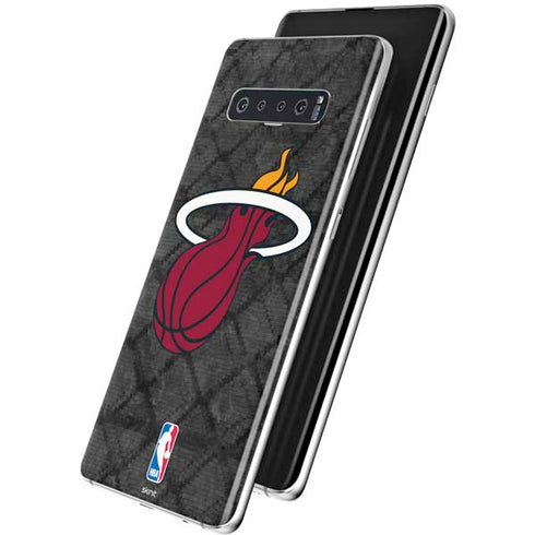 NBA Miami Heat Dark Rust Galaxy S10 Skin