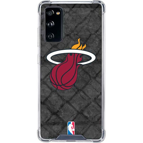 NBA Miami Heat Dark Rust Galaxy S20 FE Clear Case