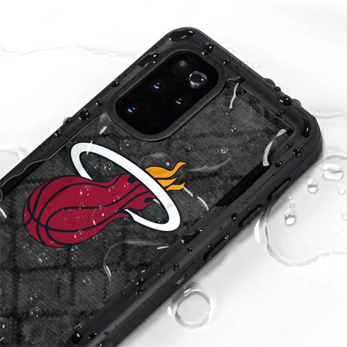 NBA Miami Heat Dark Rust Galaxy S20 Plus Waterproof Case