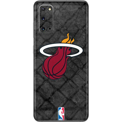 NBA Miami Heat Dark Rust Galaxy S20 Skin