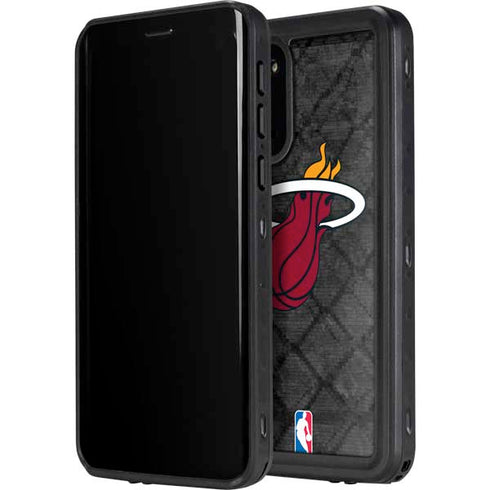 NBA Miami Heat Dark Rust Galaxy S20 Waterproof Case