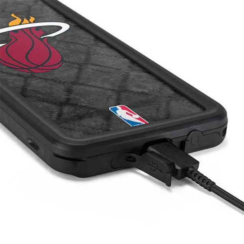 NBA Miami Heat Dark Rust Galaxy S20 Waterproof Case