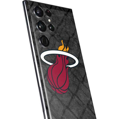 NBA Miami Heat Dark Rust Galaxy S22 Ultra Skin