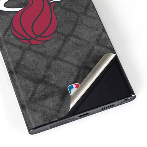 NBA Miami Heat Dark Rust Galaxy S22 Ultra Skin