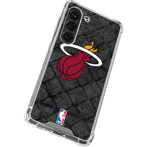 NBA Miami Heat Dark Rust Galaxy S23 Clear Case