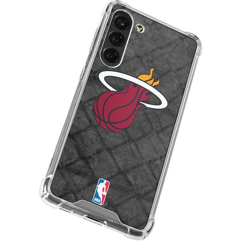 NBA Miami Heat Dark Rust Galaxy S23 Plus Clear Case