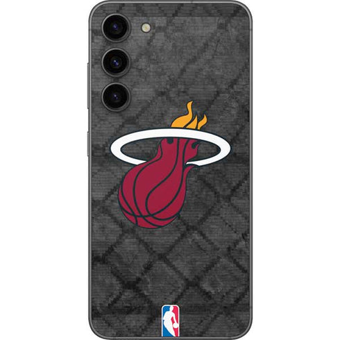 NBA Miami Heat Dark Rust Galaxy S23 Plus Skin