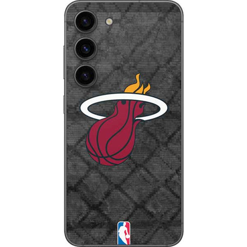 NBA Miami Heat Dark Rust Galaxy S23 Skin