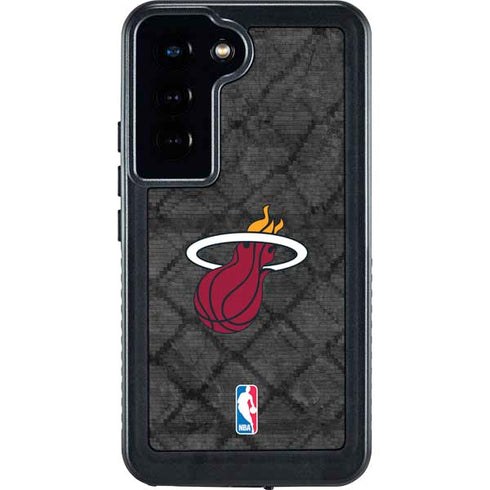 NBA Miami Heat Dark Rust Galaxy S23 Waterproof Case