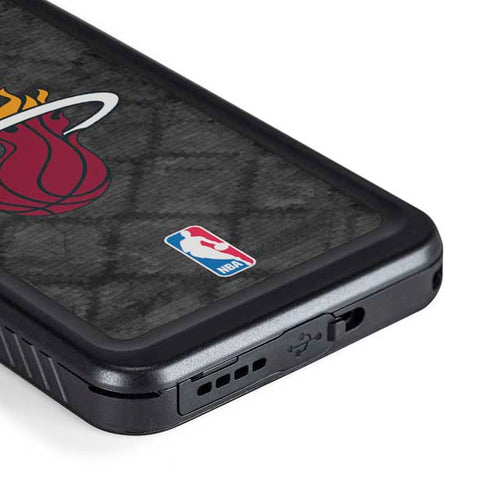NBA Miami Heat Dark Rust Galaxy S23 Waterproof Case