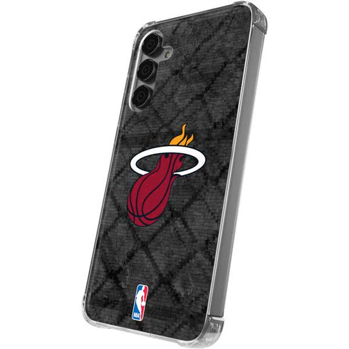 NBA Miami Heat Dark Rust Galaxy S24 Plus Clear Case