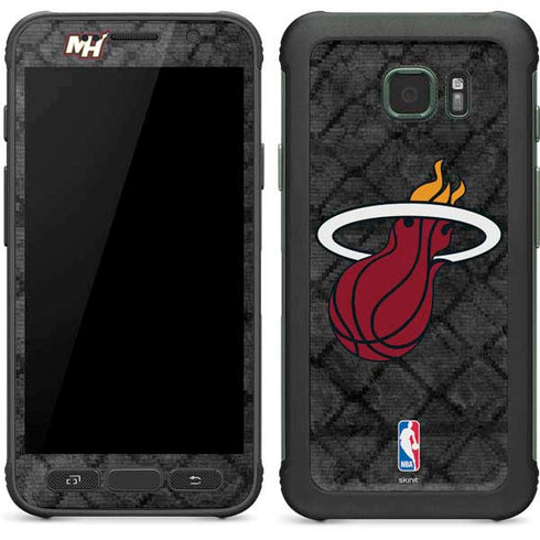 NBA Miami Heat Dark Rust Galaxy S7 Active Skin