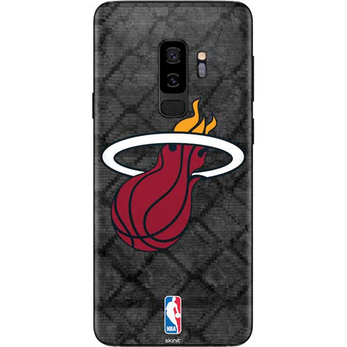 NBA Miami Heat Dark Rust Galaxy S9 Plus Skin