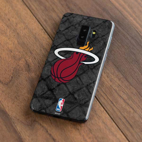 NBA Miami Heat Dark Rust Galaxy S9 Plus Skin