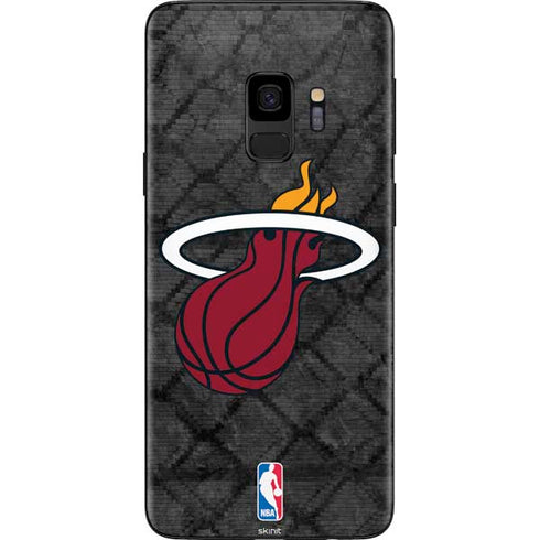 NBA Miami Heat Dark Rust Galaxy S9 Skin