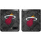 NBA Miami Heat Dark Rust Galaxy Z Flip Skin