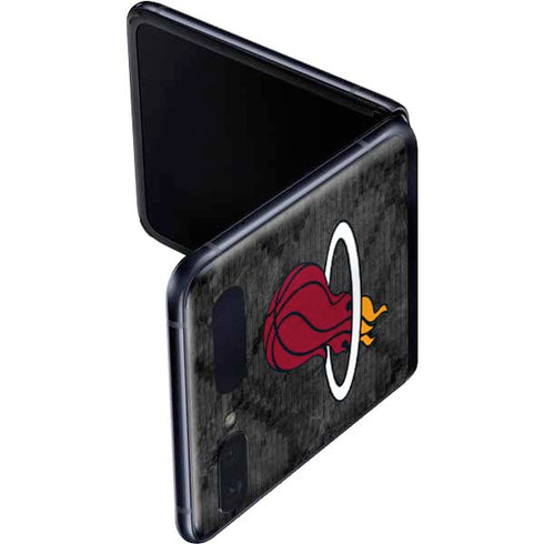 NBA Miami Heat Dark Rust Galaxy Z Flip Skin