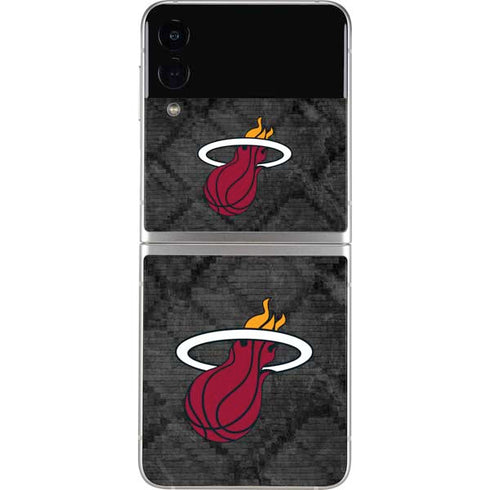 NBA Miami Heat Dark Rust Galaxy Z Flip4 5G Skin