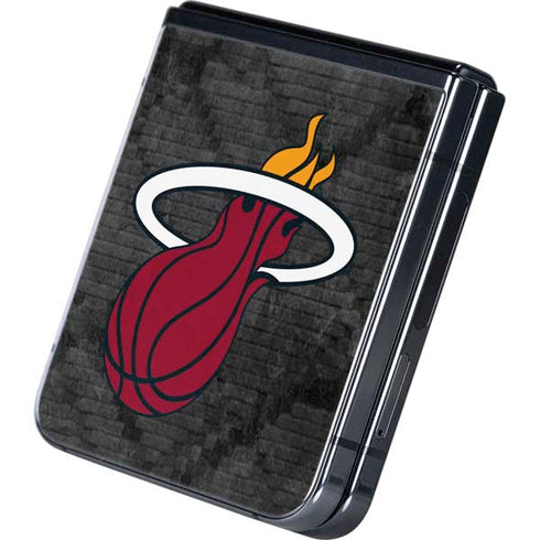 NBA Miami Heat Dark Rust Galaxy Z Flip5 5G Skin