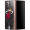 NBA Miami Heat Dark Rust Galaxy Z Fold2 5G Skin