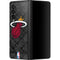 NBA Miami Heat Dark Rust Galaxy Z Fold3 5G Skin