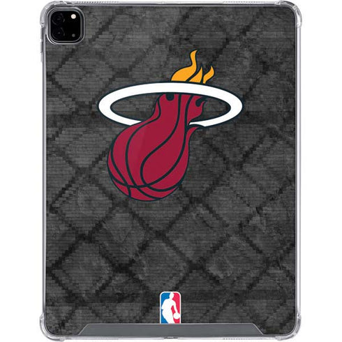 NBA Miami Heat Dark Rust iPad Pro 12.9in (2020) Clear Case