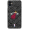 NBA Miami Heat Dark Rust iPhone 11 Clear Case