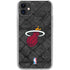NBA Miami Heat Dark Rust iPhone 11 Clear Case