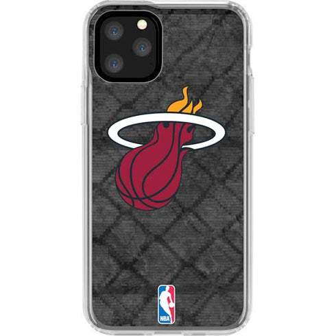 NBA Miami Heat Dark Rust iPhone 11 Pro Clear Case