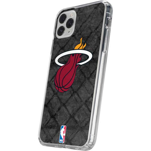 NBA Miami Heat Dark Rust iPhone 11 Pro Clear Case