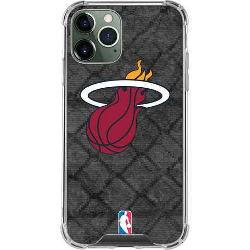NBA Miami Heat Dark Rust iPhone 11 Pro Max Clear Case