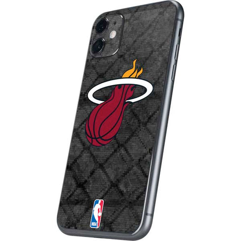NBA Miami Heat Dark Rust iPhone 11 Skin