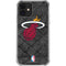NBA Miami Heat Dark Rust iPhone 12 Clear Case