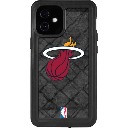 NBA Miami Heat Dark Rust iPhone 12 Mini Waterproof Case
