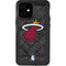 NBA Miami Heat Dark Rust iPhone 12 Mini Waterproof Case