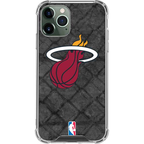 NBA Miami Heat Dark Rust iPhone 12 Pro Max Clear Case