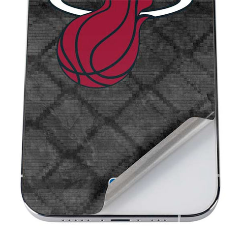 NBA Miami Heat Dark Rust iPhone 12 Pro Skin