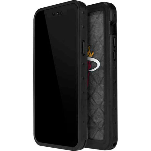 NBA Miami Heat Dark Rust iPhone 12 Pro Waterproof Case