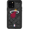 NBA Miami Heat Dark Rust iPhone 12 Pro Waterproof Case