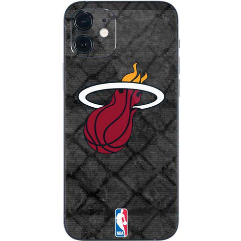 NBA Miami Heat Dark Rust iPhone 12 Skin