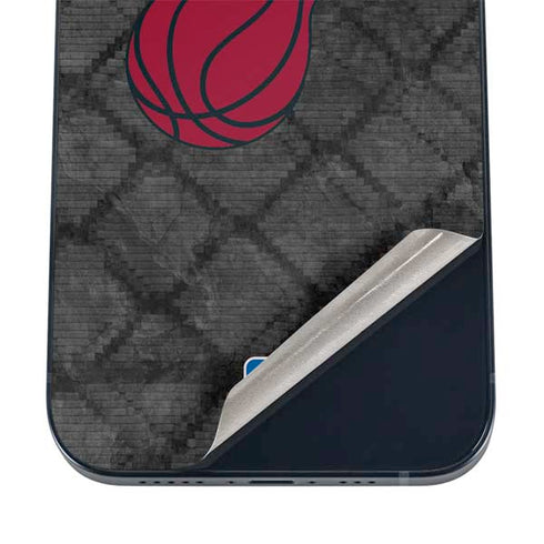 NBA Miami Heat Dark Rust iPhone 12 Skin
