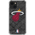 NBA Miami Heat Dark Rust iPhone 13 Mini Clear Case