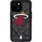 NBA Miami Heat Dark Rust iPhone 13 Mini Waterproof Case