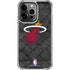 NBA Miami Heat Dark Rust iPhone 13 Pro Clear Case