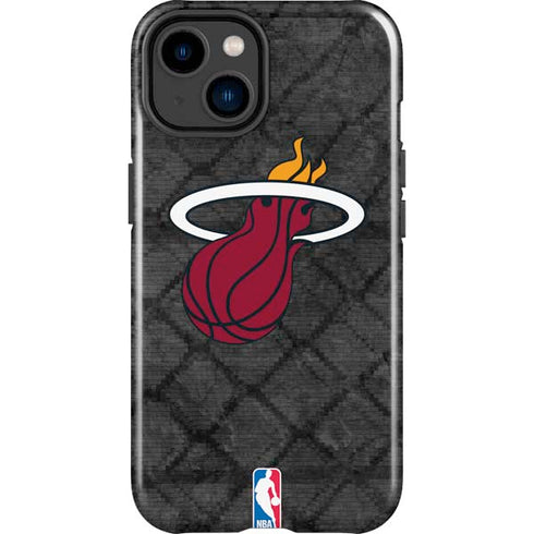 NBA Miami Heat Dark Rust iPhone 15 Plus Impact Case