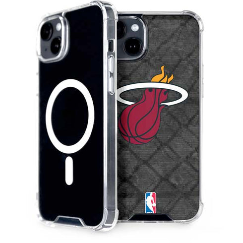 NBA Miami Heat Dark Rust iPhone 15 Plus MagSafe Case